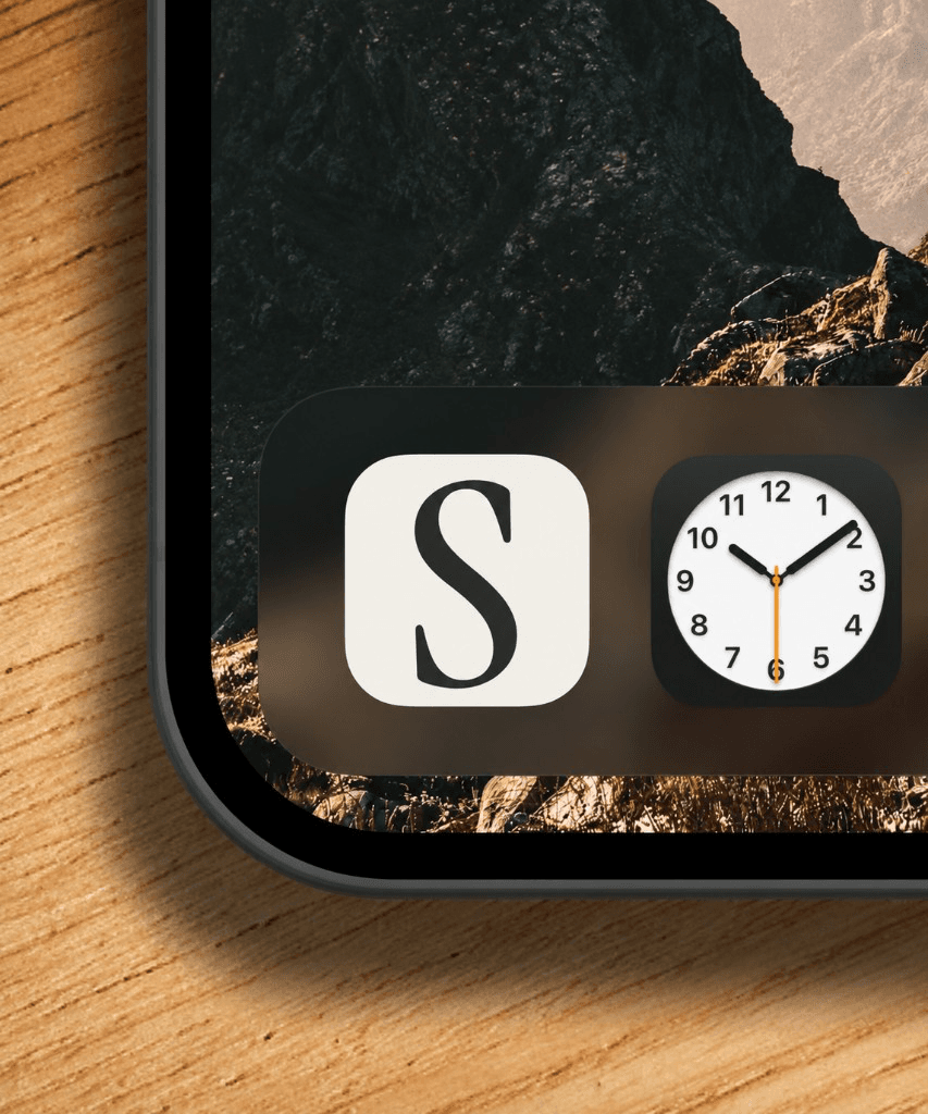 L’application Sonobase, sur l’écran d’accueil du téléphone
